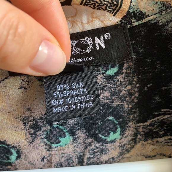 Beautiful silk Tunic Women’s Size M - Picture 5 of 5